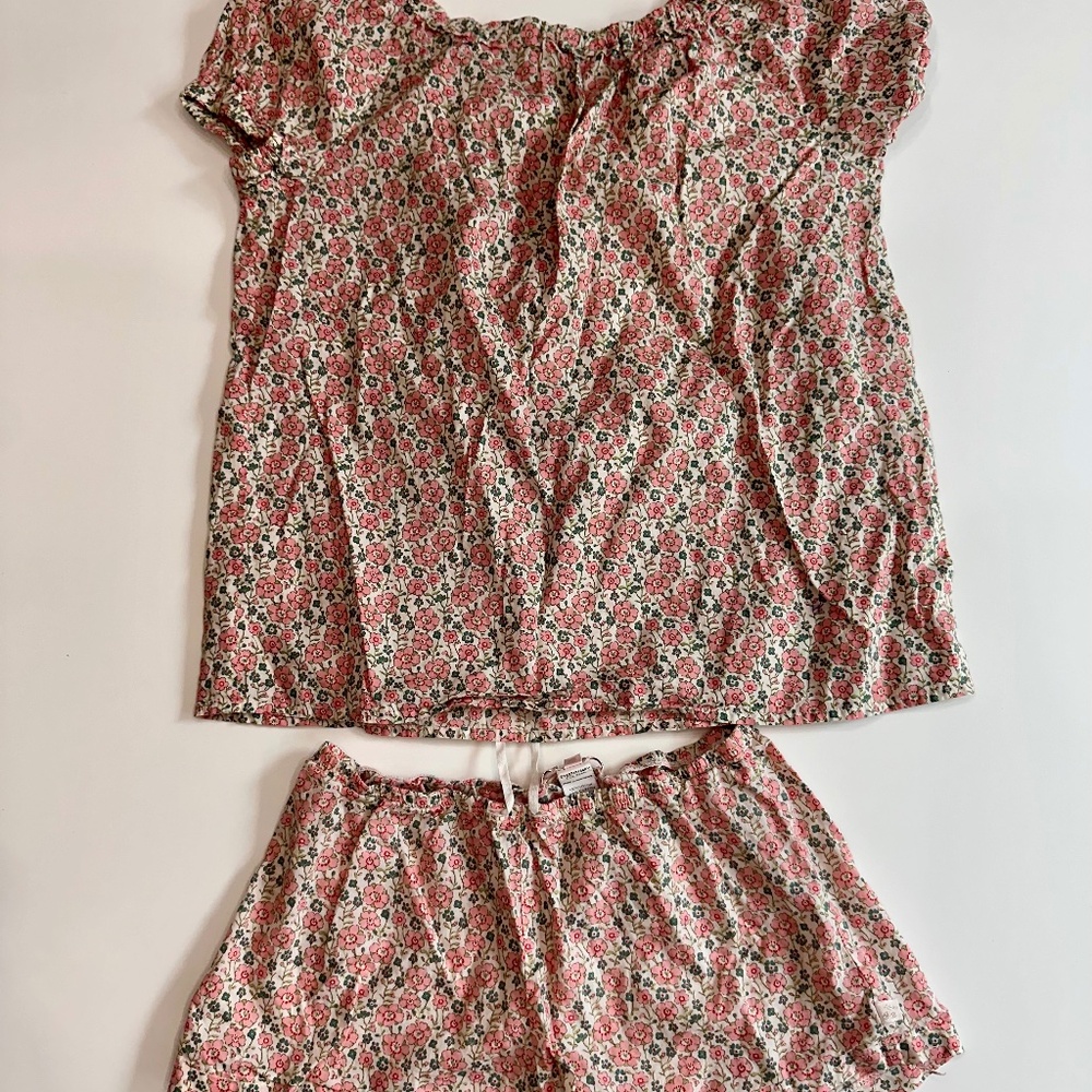 Bonpoint Pink Floral Pajamas / PJ's or Summer Set